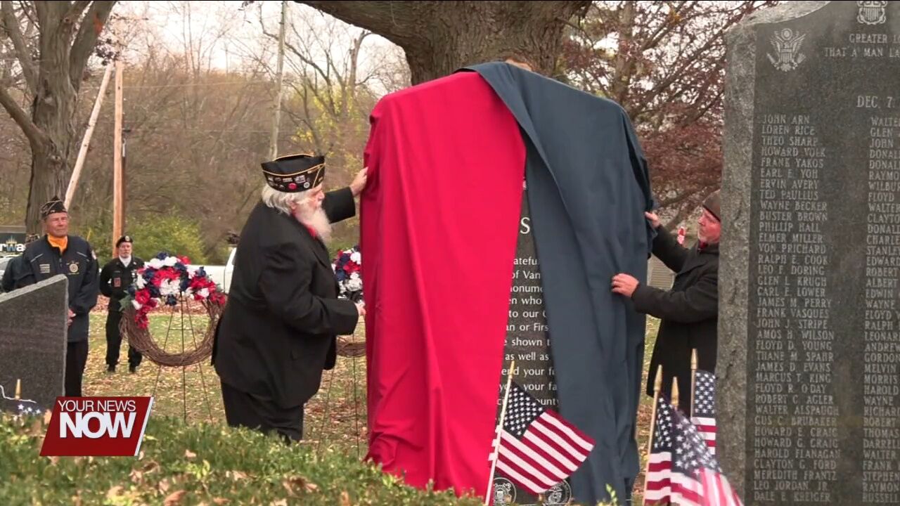 Monuments honoring veterans and first responders unveiled in Van Wert
